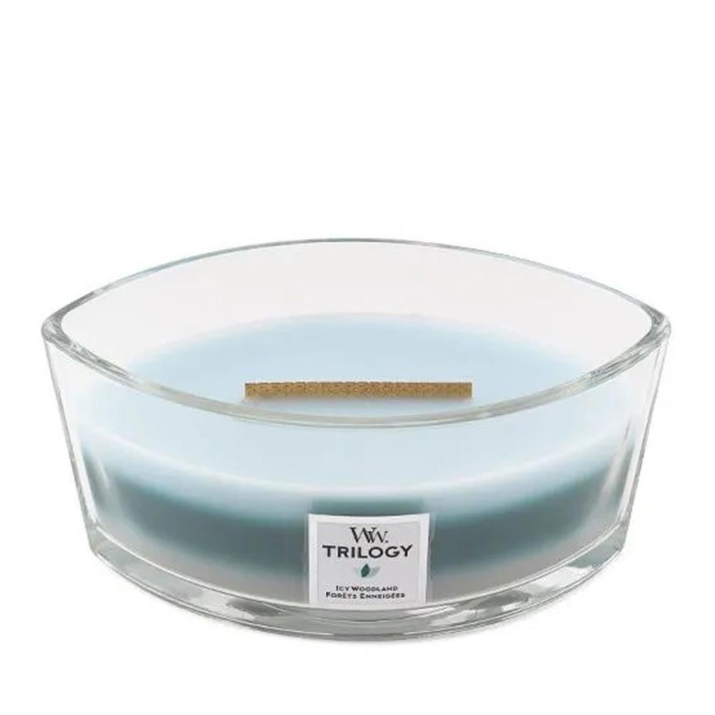 WoodWick Icy Woodland HearthWick Ellipse Jar Candle £20.99